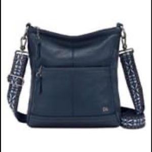 Over the shoulder “SAK” navy blue, never used